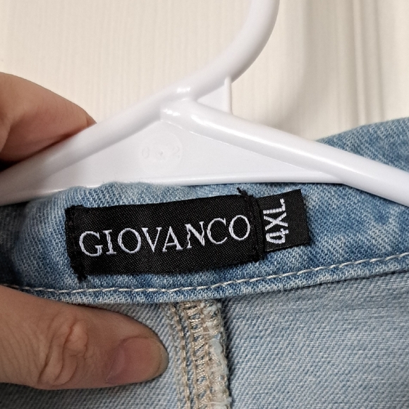 Floral Embroidered Denim Blazer - Picture 2 of 8